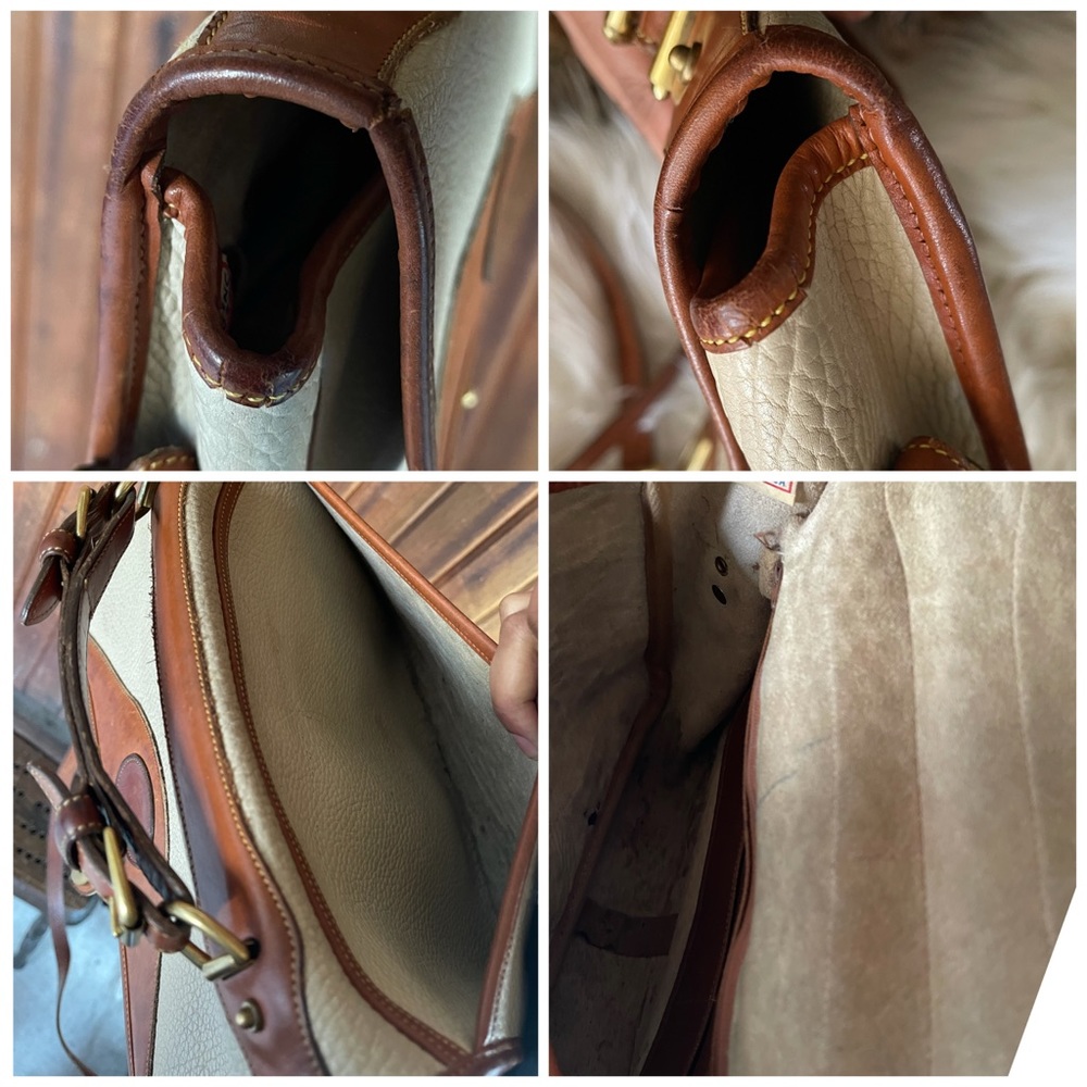 ❌SOLD❌Vintage White Leather Dooney & Bourke Purse - Picture 15 of 15